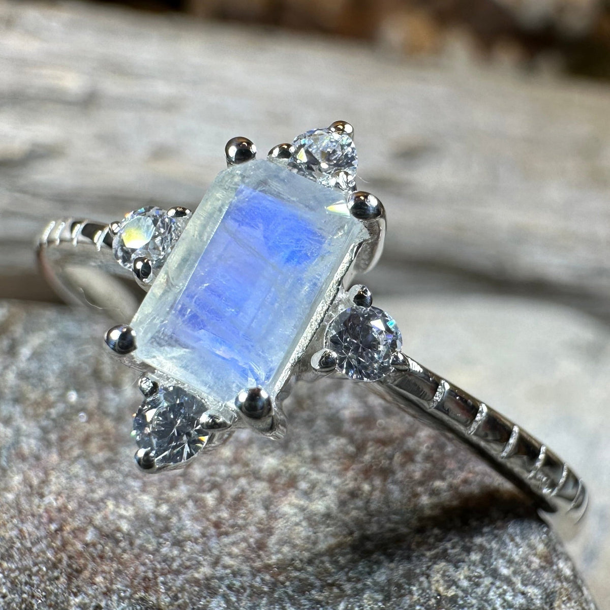 Clarissa Moonstone Ring Ring La Vie Bien Clarissa Moonstone Ring