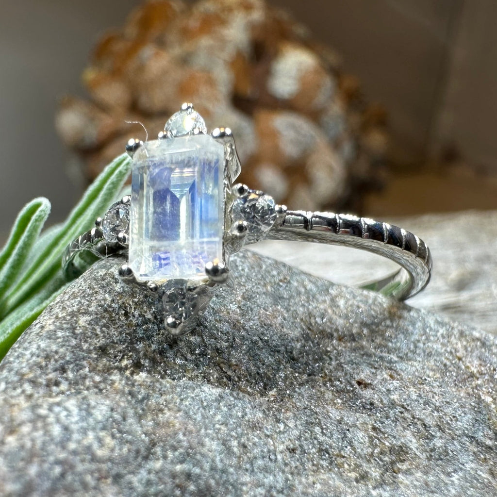 Clarissa Moonstone Ring Ring La Vie Bien Clarissa Moonstone Ring