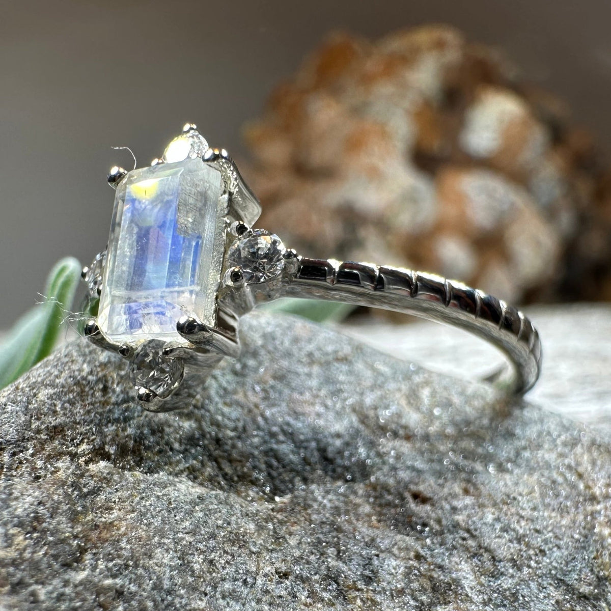 Clarissa Moonstone Ring Ring La Vie Bien Clarissa Moonstone Ring