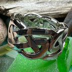 Classic Celtic Knot Ring in Sterling Silver Ring La Vie Bien Classic Celtic Knot Ring in Sterling Silver