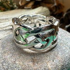 Classic Celtic Knot Ring in Sterling Silver Ring La Vie Bien Classic Celtic Knot Ring in Sterling Silver