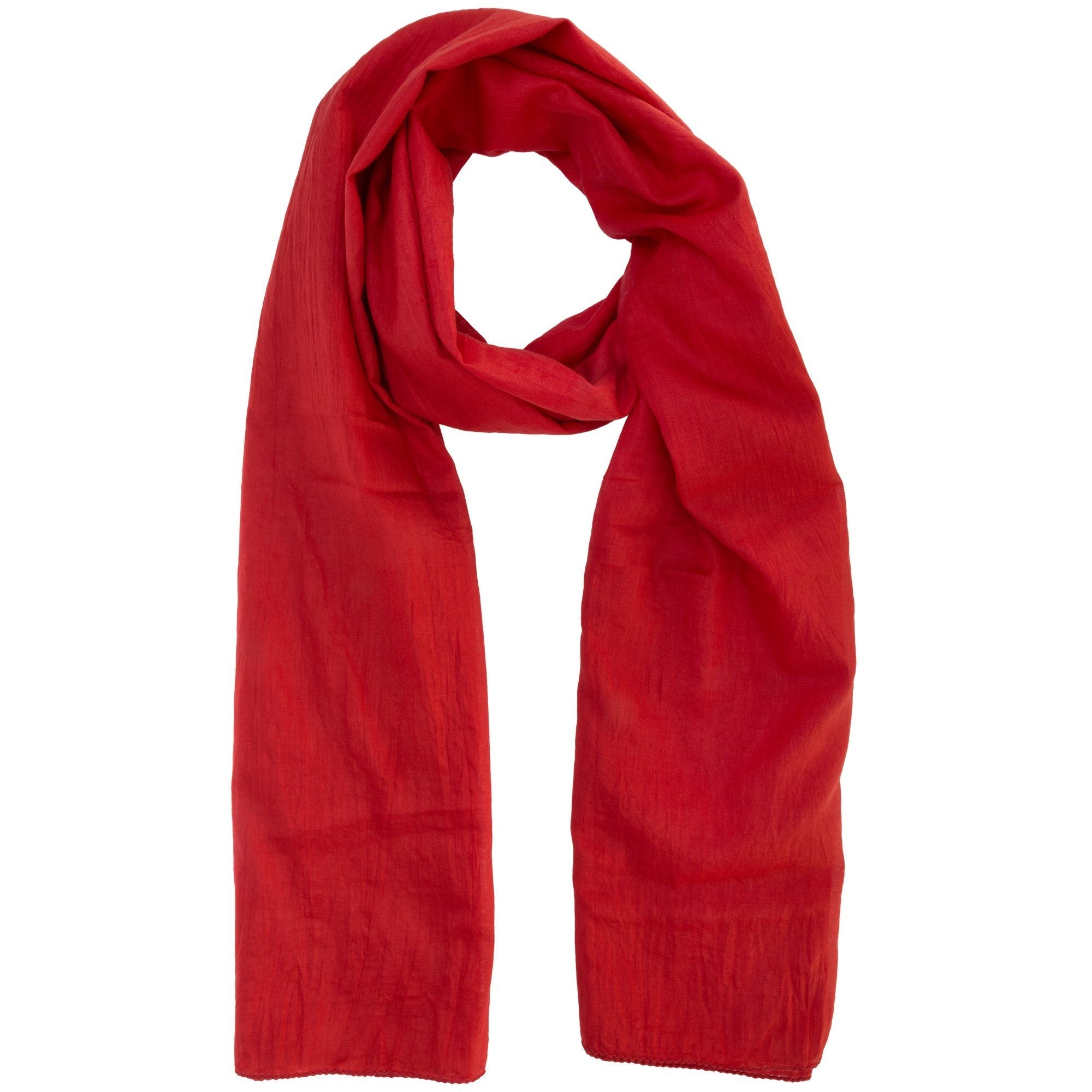 Classic Cotton Crinkle Scarf Scarves & Bandanas La Vie Bien Classic Cotton Crinkle Scarf