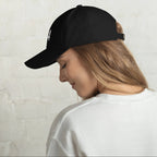 Customized embroidered area code baseball hat by La Vie Bien