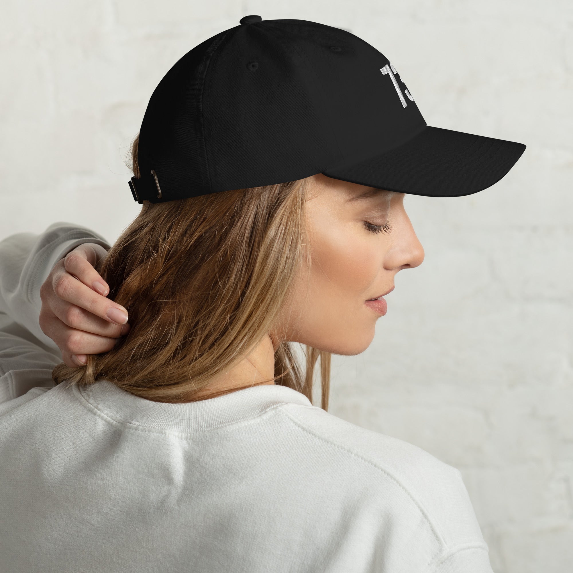 Customized embroidered area code baseball hat