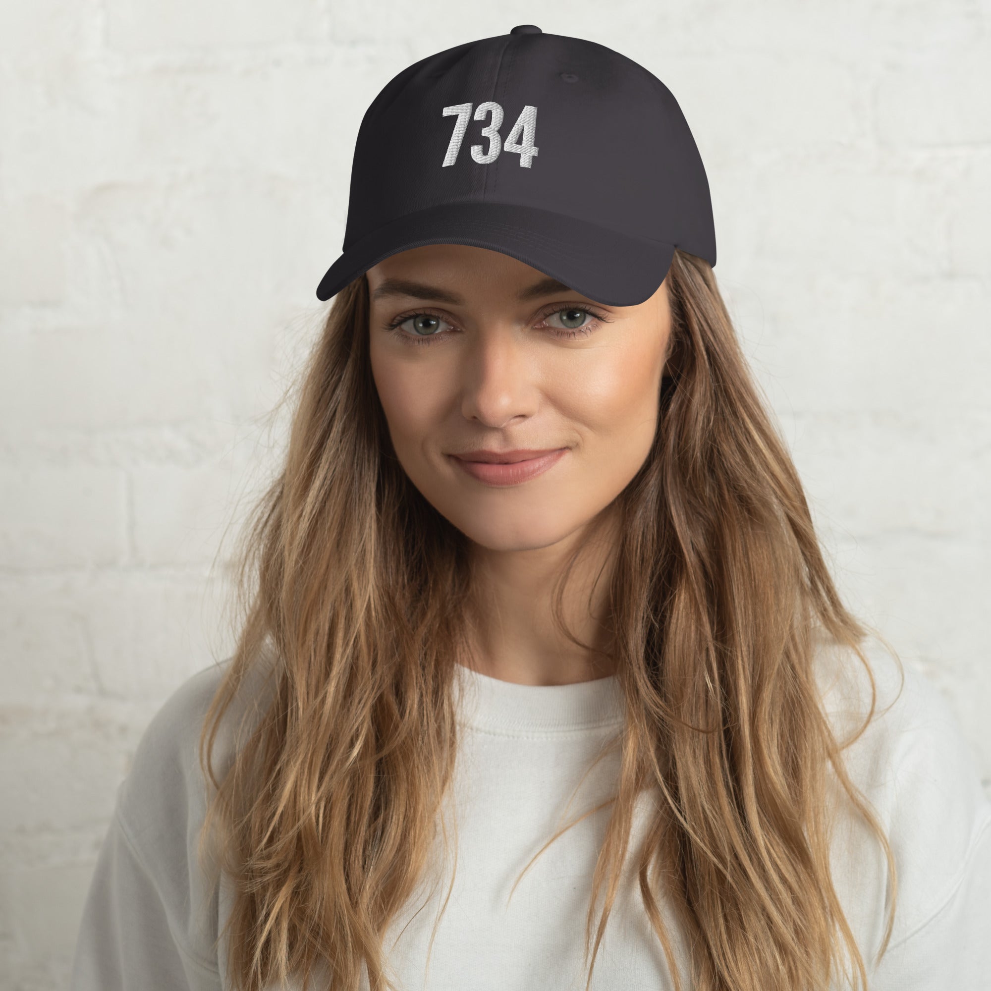 Customized embroidered area code baseball hat