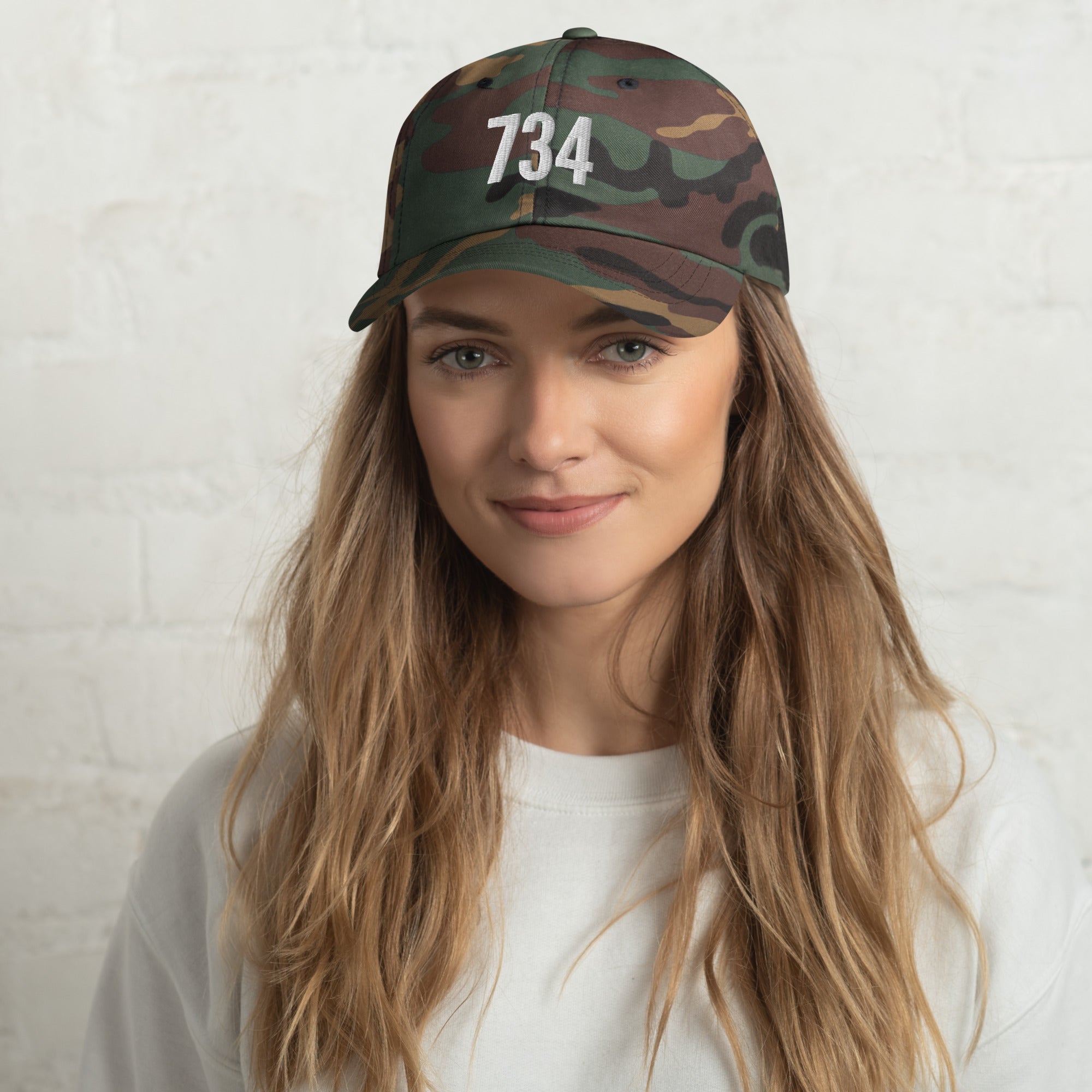 Customized embroidered area code baseball hat