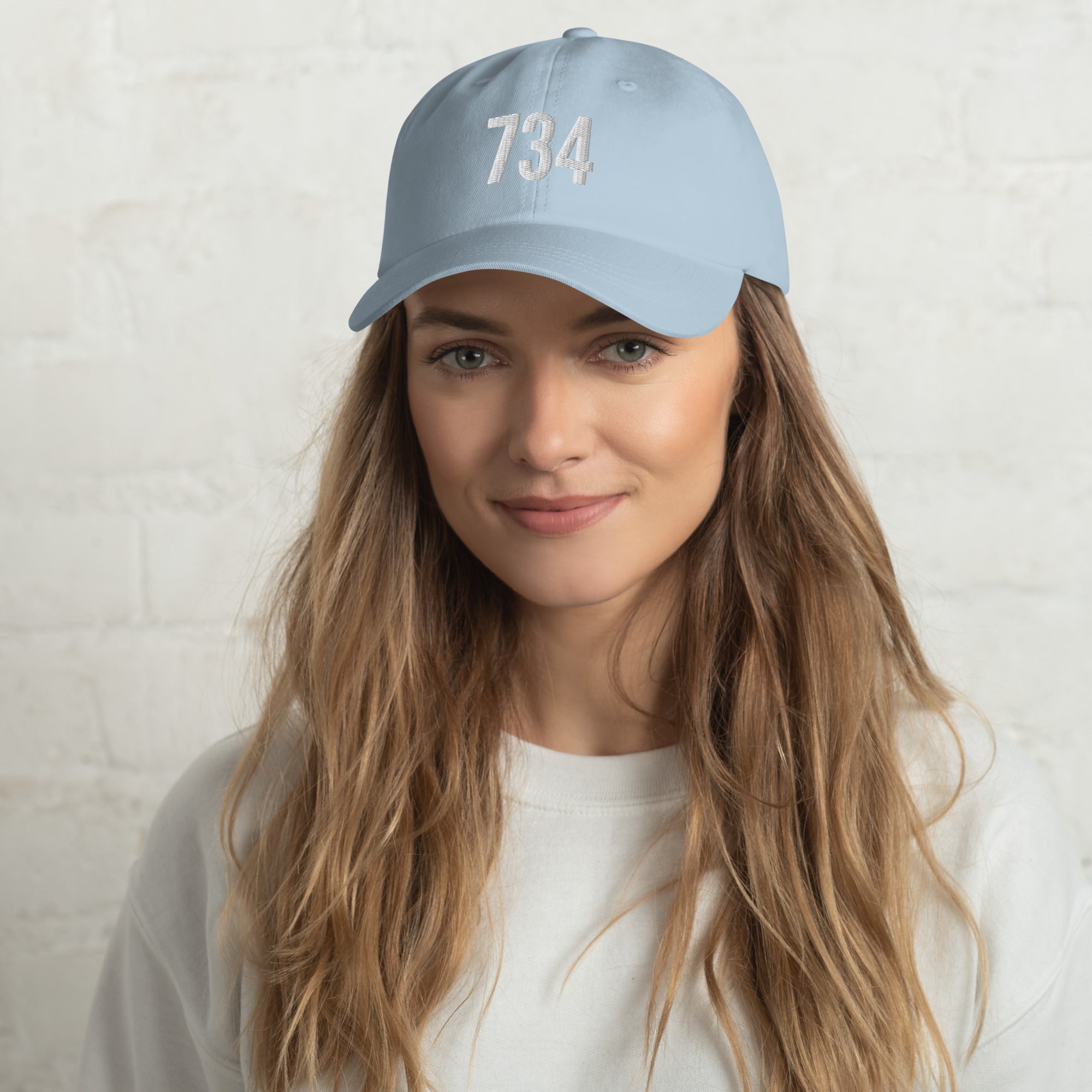 Customized embroidered area code baseball hat