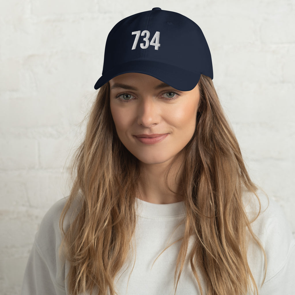 Customized embroidered area code baseball hat