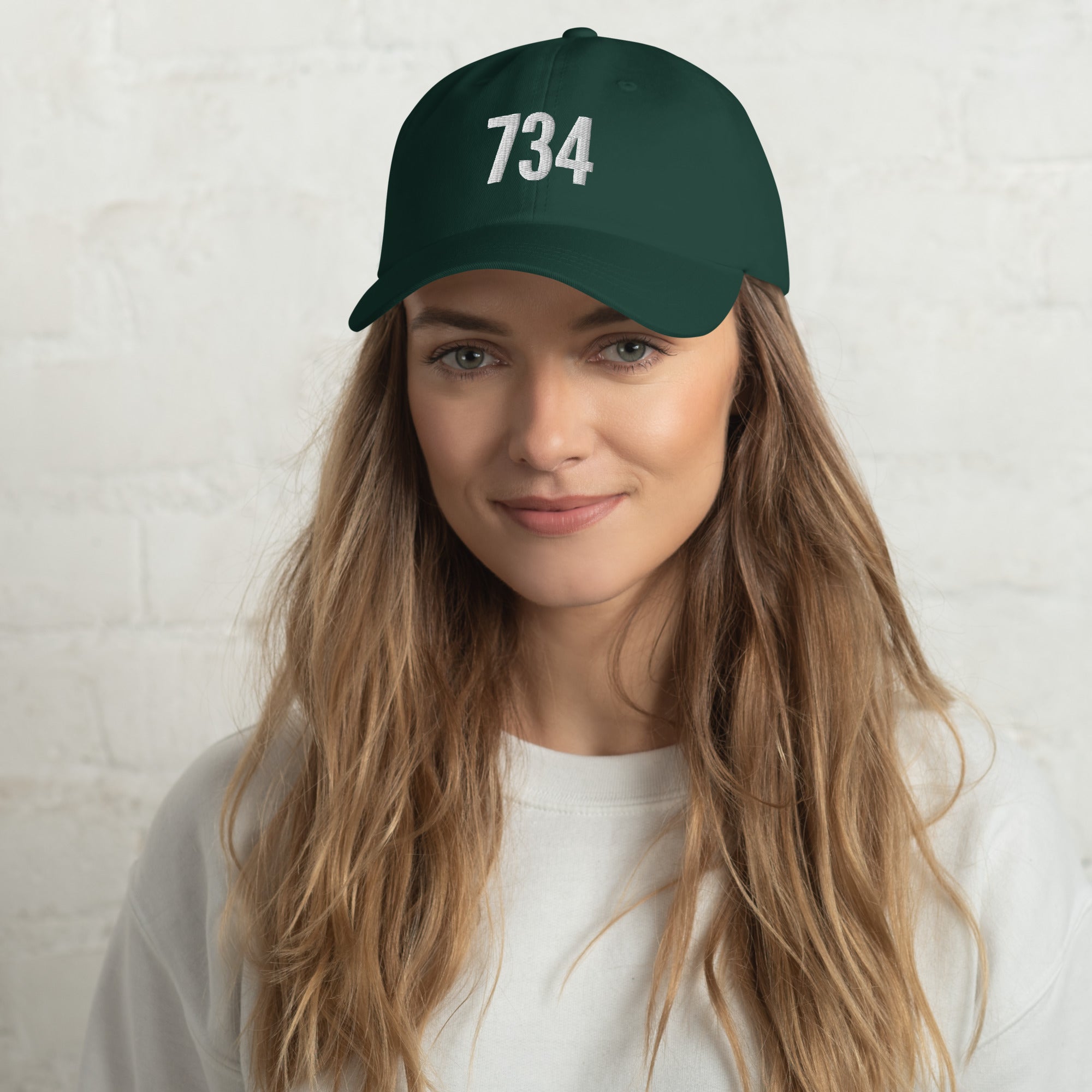 Customized embroidered area code baseball hat