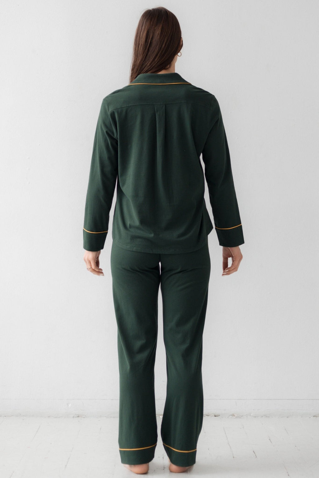 Classic Luxury Pajamas in Brushed Pima Cotton PAJAMAS La Vie Bien Classic Luxury Pajamas in Brushed Pima Cotton
