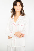 Classic Luxury Pajamas in Brushed Pima Cotton PAJAMAS La Vie Bien Classic Luxury Pajamas in Brushed Pima Cotton
