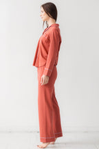 Classic Luxury Pajamas in Brushed Pima Cotton PAJAMAS La Vie Bien Classic Luxury Pajamas in Brushed Pima Cotton