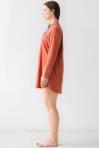 Classic Luxury Sleep Shirt in Brushed Pima Cotton NIGHTSHIRTS La Vie Bien Classic Luxury Sleep Shirt in Brushed Pima Cotton