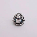 Classic Marquise Adjustable Turquoise Ring | Western Inspired Diamond Shaped Fashion Jewelry by The Bullish Store