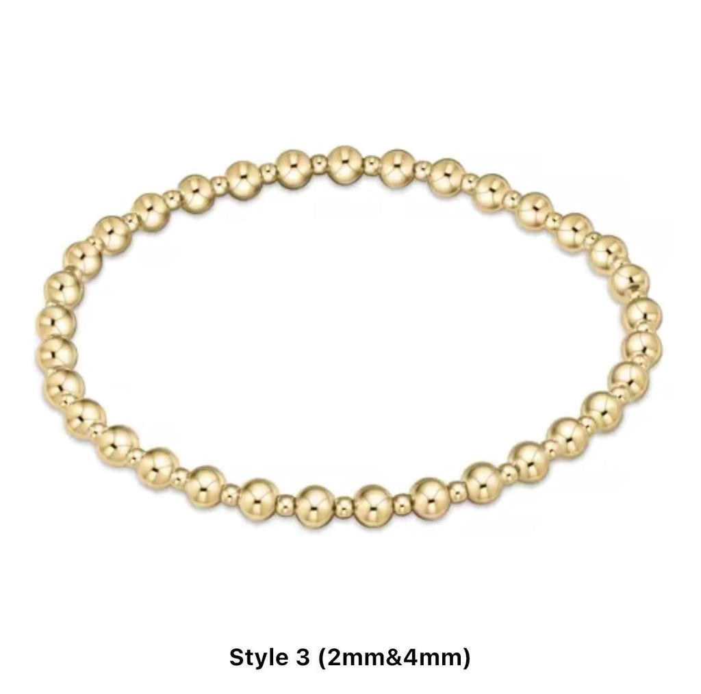 Classic Multi Mixed Beaded Waterproof Non - Tarnish Bracelets