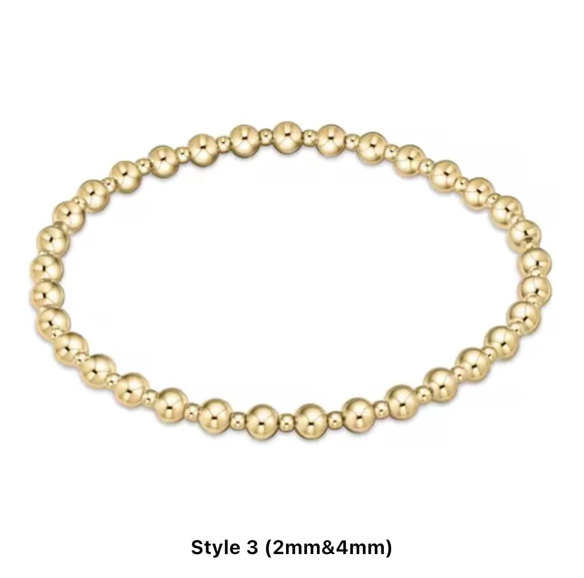 Classic Multi Mixed Beaded Waterproof Non - Tarnish Bracelets