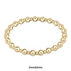 Classic Multi Mixed Beaded Waterproof Non - Tarnish Bracelets