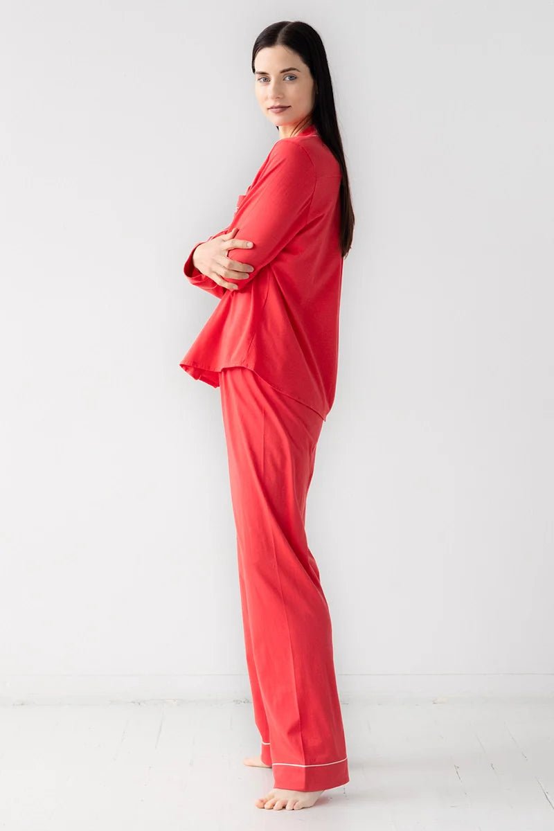 Classic Pajamas in Pima Cotton PAJAMAS La Vie Bien Classic Pajamas in Pima Cotton