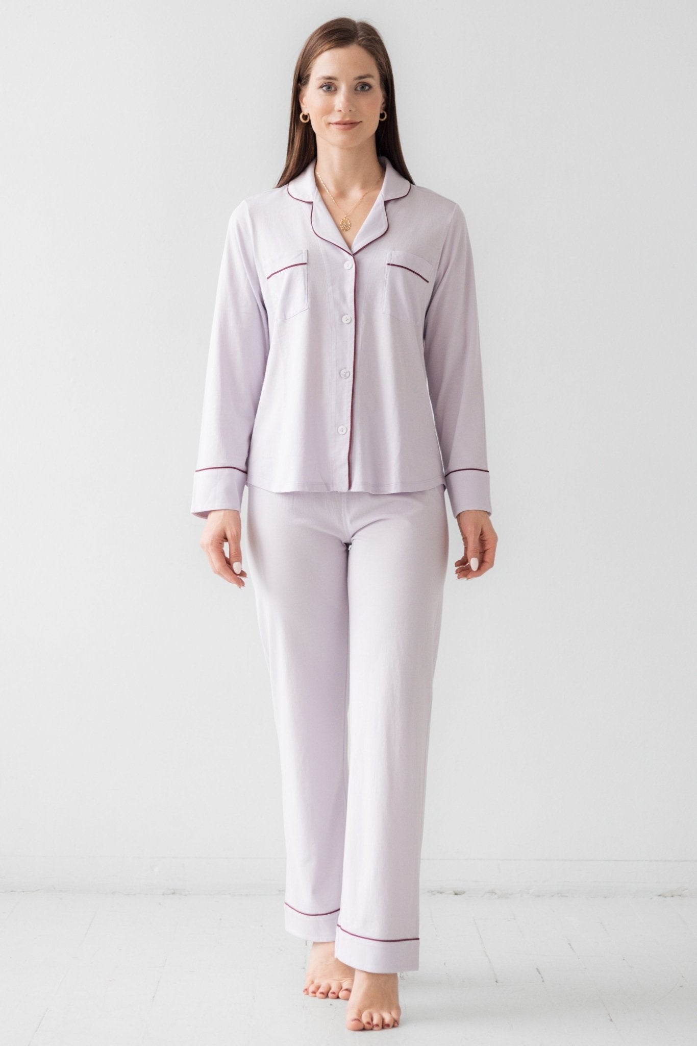 Classic Pajamas in Pima Cotton PAJAMAS La Vie Bien Classic Pajamas in Pima Cotton