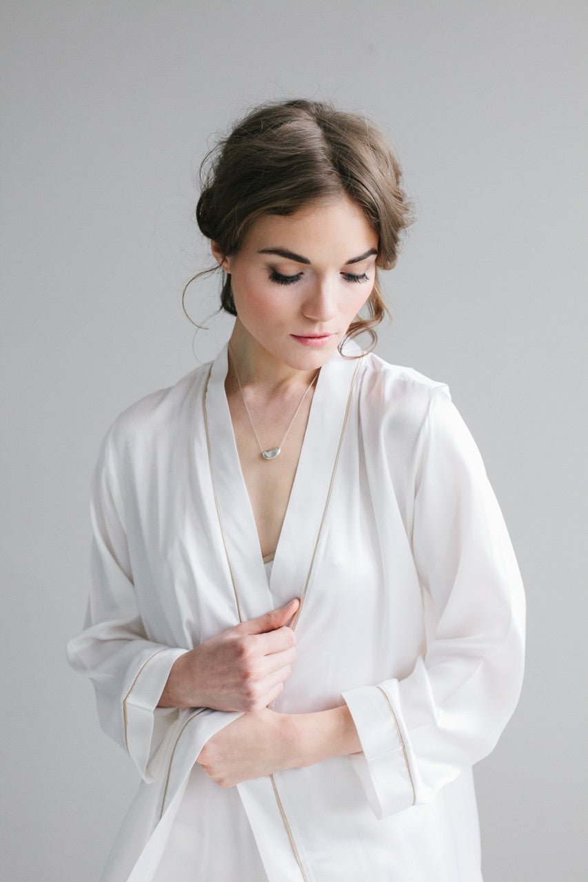 Classic Silk Robe ROBES La Vie Bien Classic Silk Robe