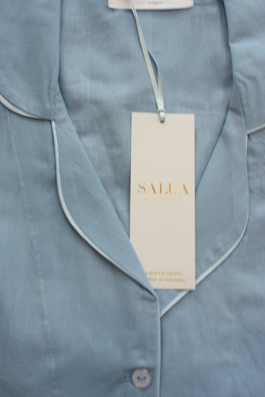 Classic Sleep Shirt in Woven Cotton NIGHTSHIRTS La Vie Bien Classic Sleep Shirt in Woven Cotton