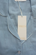 Classic Sleep Shirt in Woven Cotton NIGHTSHIRTS La Vie Bien Classic Sleep Shirt in Woven Cotton
