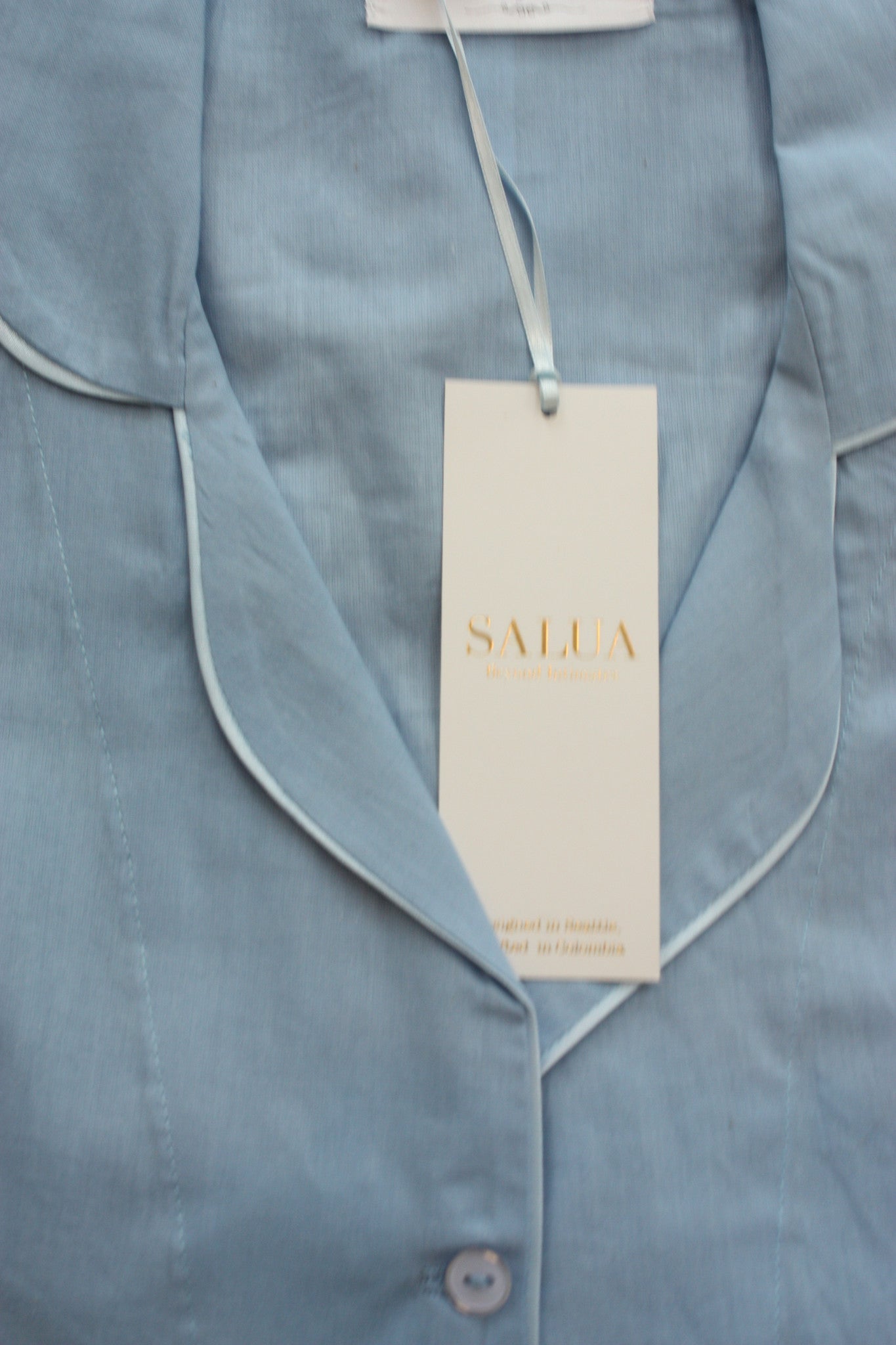 Classic Sleep Shirt in Woven Cotton NIGHTSHIRTS La Vie Bien Classic Sleep Shirt in Woven Cotton