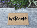 Classic Welcome Doormat by Nickel Designs Custom Doormats