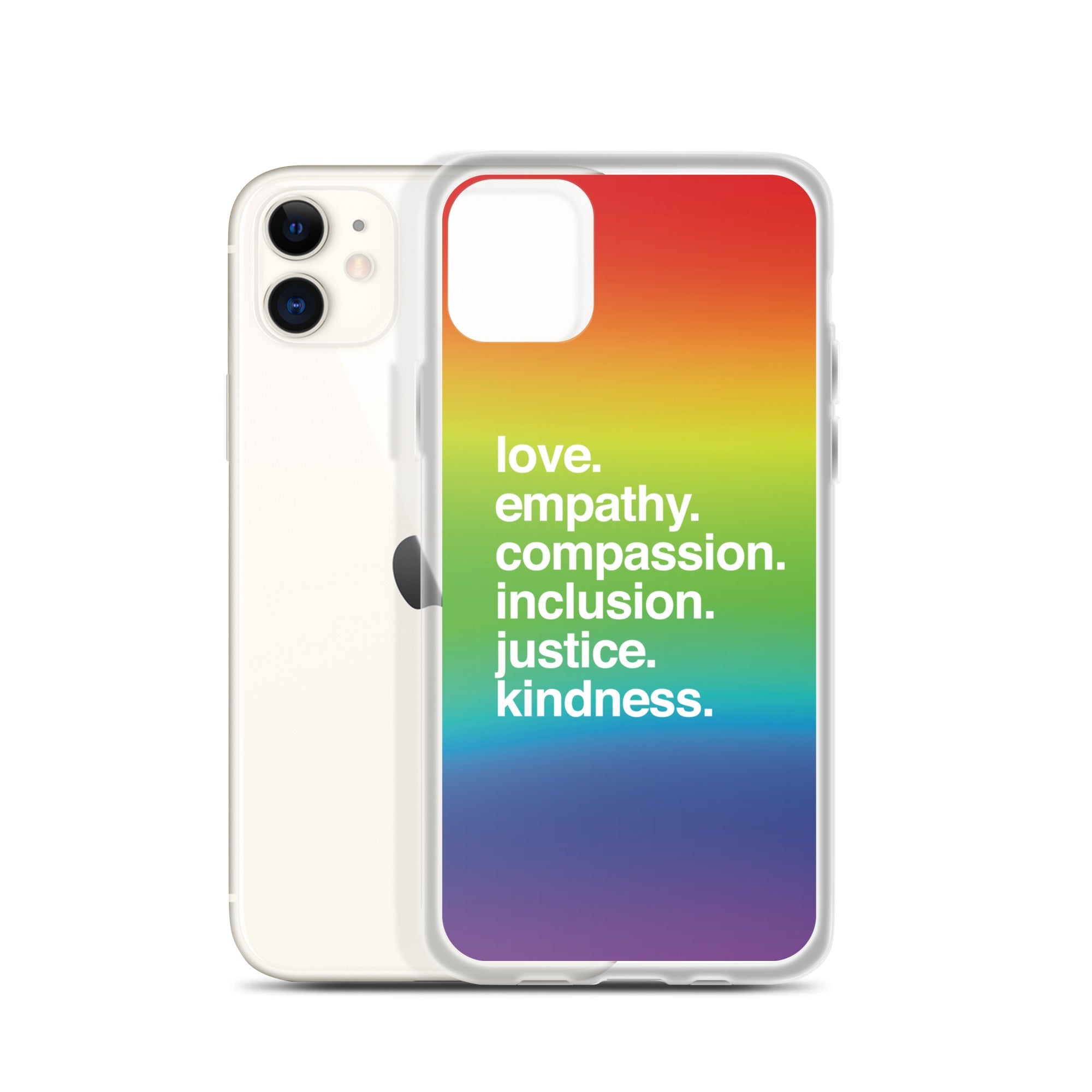 'Kindness Is' Pride iPhone Case