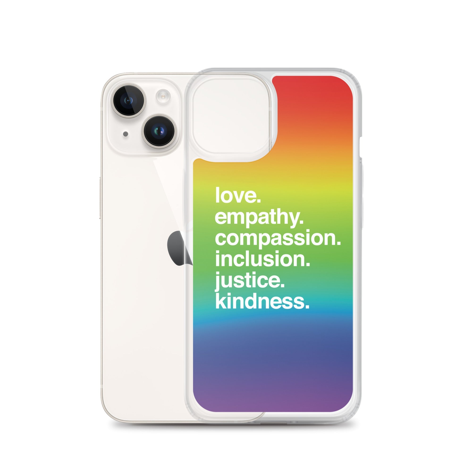 'Kindness Is' Pride iPhone Case