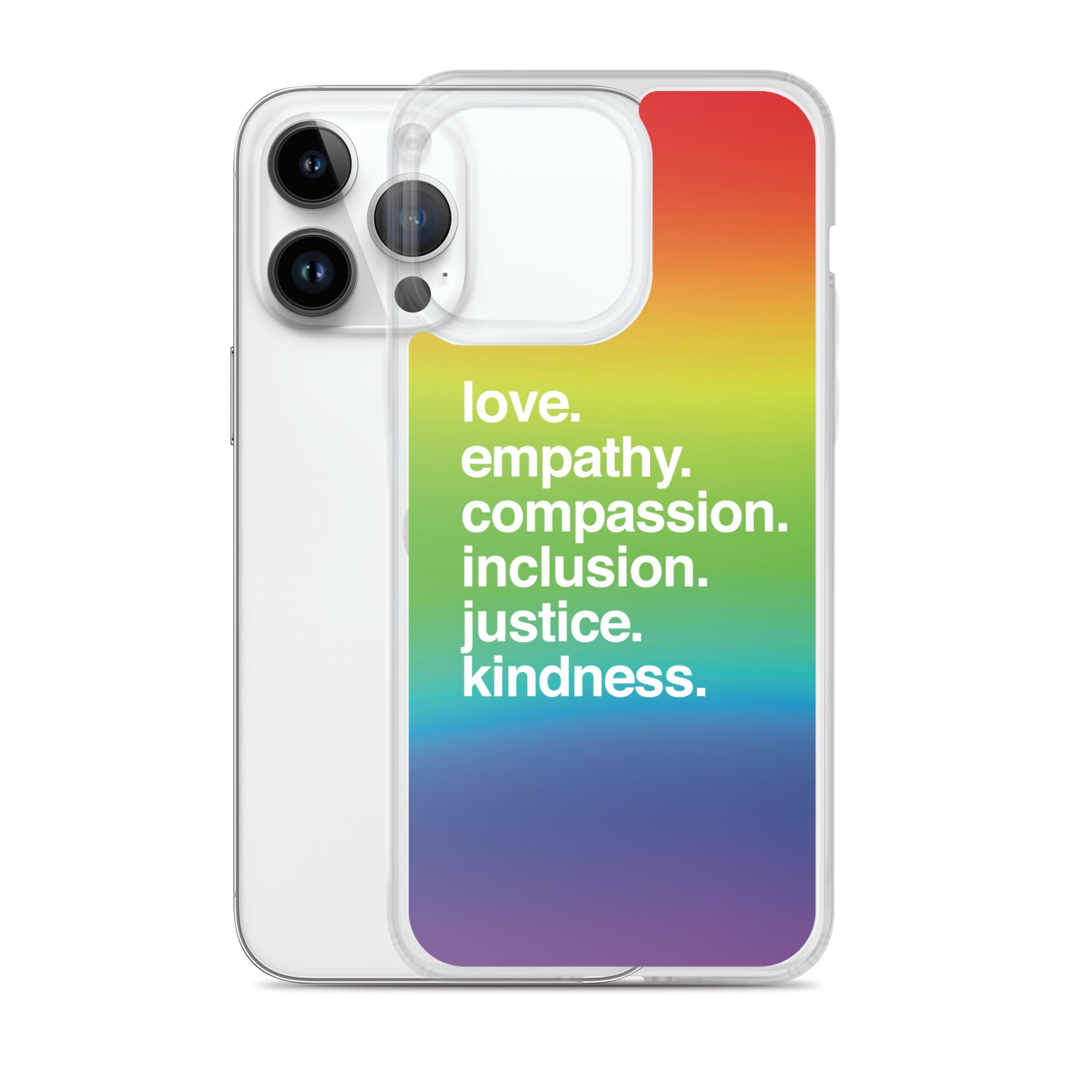 'Kindness Is' Pride iPhone Case