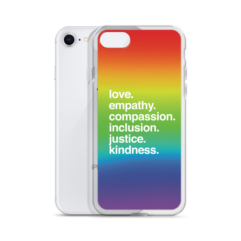 'Kindness Is' Pride iPhone Case
