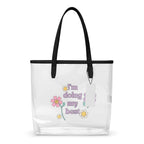 I'm doing my best Clear tote bag by La Vie Bien