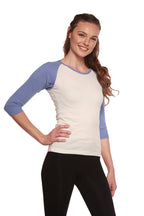 Clearance Women's Bamboo Viscose/Sorona 3/4 Sleeve T-Shirt women's tshirt La Vie Bien Clearance Women's Bamboo Viscose/Sorona 3/4 Sleeve T-Shirt