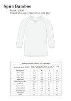 Clearance Women's Bamboo Viscose/Sorona 3/4 Sleeve T-Shirt women's tshirt La Vie Bien Clearance Women's Bamboo Viscose/Sorona 3/4 Sleeve T-Shirt