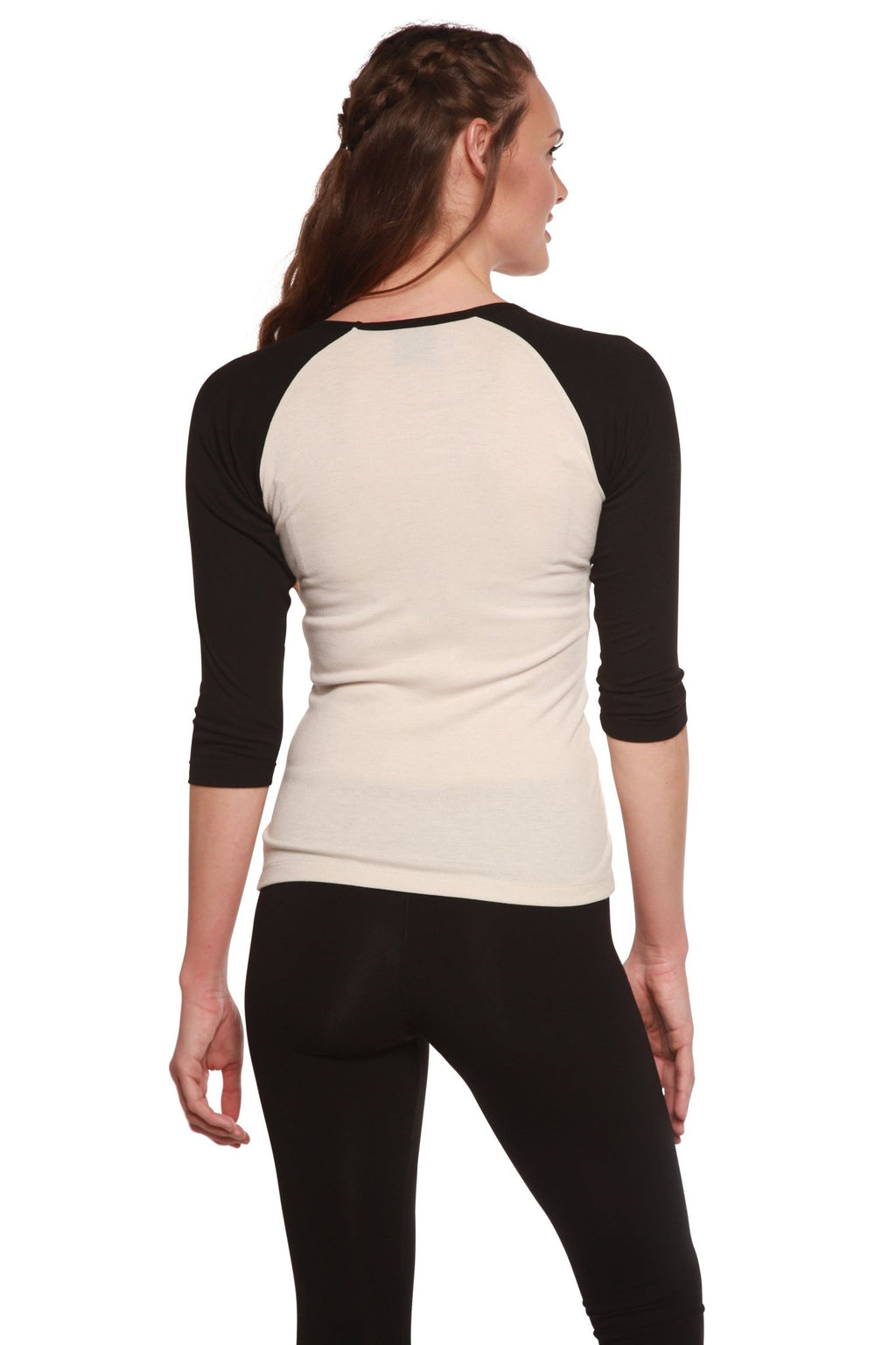 Clearance Women's Bamboo Viscose/Sorona 3/4 Sleeve T-Shirt women's tshirt La Vie Bien Clearance Women's Bamboo Viscose/Sorona 3/4 Sleeve T-Shirt
