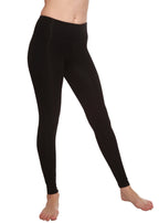 Clearance Women's Bamboo/Cotton Full Length Legging in Black women's pants La Vie Bien Clearance Women's Bamboo/Cotton Full Length Legging in Black