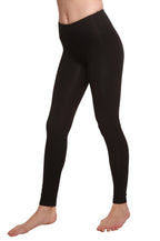 Clearance Women's Bamboo/Cotton Full Length Legging in Black women's pants La Vie Bien Clearance Women's Bamboo/Cotton Full Length Legging in Black