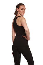 Clearance Women's Bamboo/Cotton Racer Back Tank Top women's tops La Vie Bien Clearance Women's Bamboo/Cotton Racer Back Tank Top