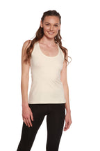 Clearance Women's Bamboo/Cotton Racer Back Tank Top women's tops La Vie Bien Clearance Women's Bamboo/Cotton Racer Back Tank Top