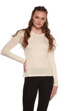 Clearance Women's Scoop Neck 100% Bamboo Viscose Long Sleeve Shirt women's long sleeve La Vie Bien Clearance Women's Scoop Neck 100% Bamboo Viscose Long Sleeve Shirt
