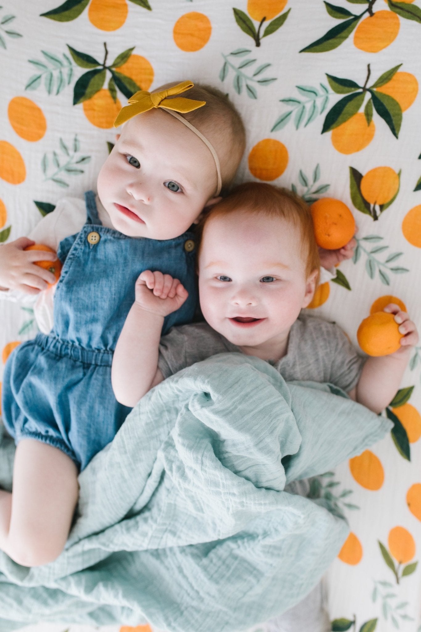 Clementine Crib Sheet Crib Sheets La Vie Bien Clementine Crib Sheet