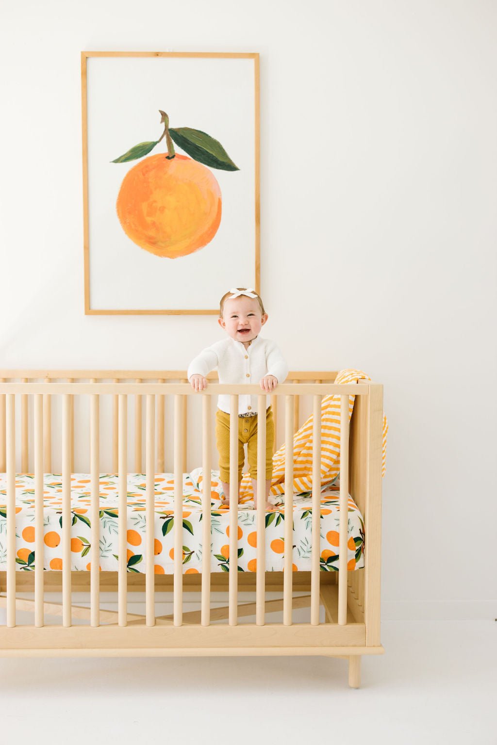 Clementine Crib Sheet Crib Sheets La Vie Bien Clementine Crib Sheet