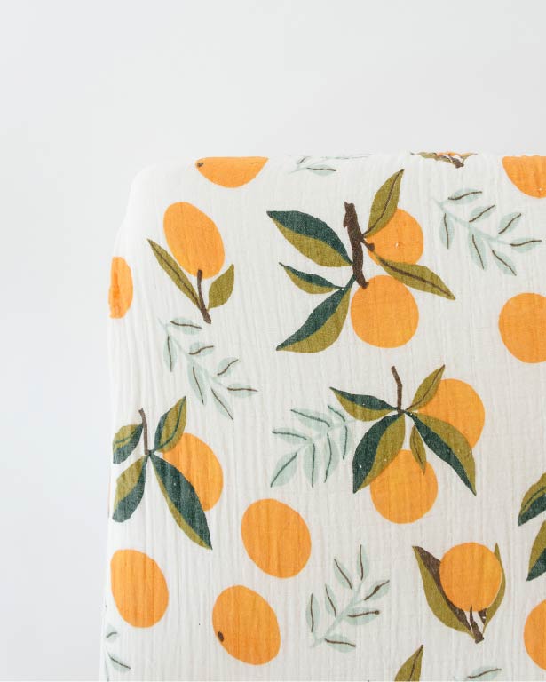 Clementine Crib Sheet Crib Sheets La Vie Bien Clementine Crib Sheet