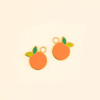 Clementine Huggie Hoop Charms by Oh Clementine