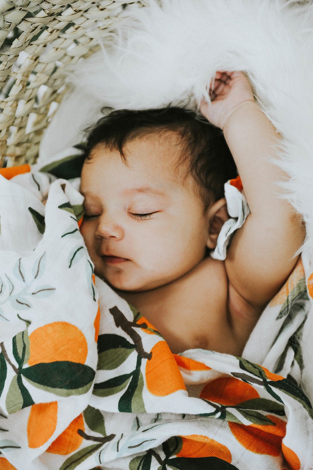 Clementine Swaddle Swaddles La Vie Bien Clementine Swaddle
