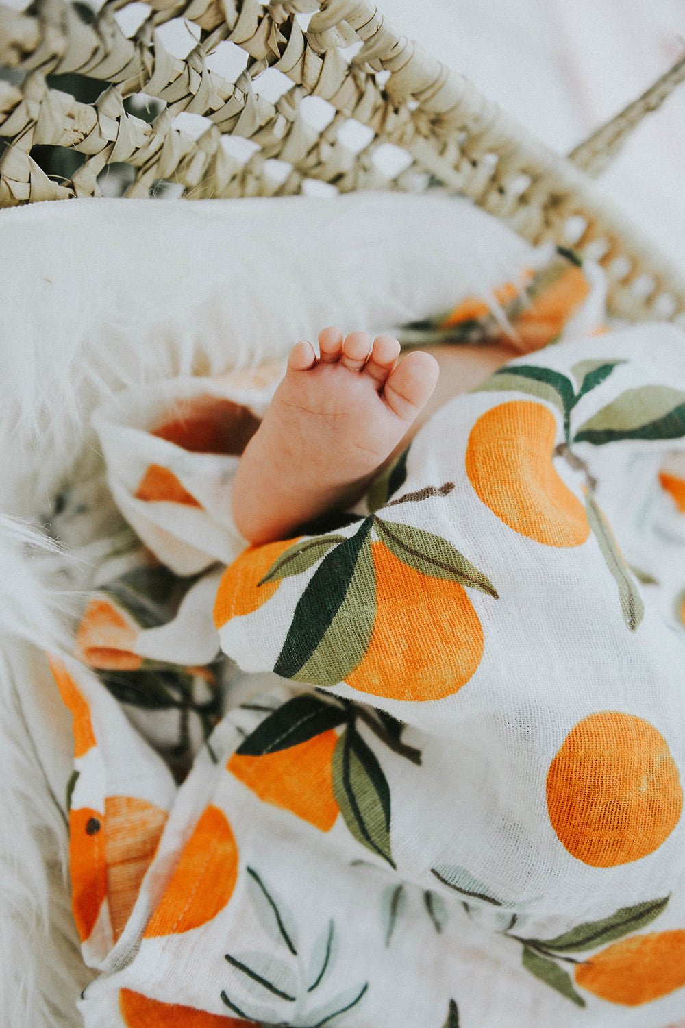 Clementine Swaddle Swaddles La Vie Bien Clementine Swaddle