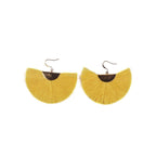Cleo Fan Boho Colorful Brass Earrings - Thailand Jewelry La Vie Bien Cleo Fan Boho Colorful Brass Earrings - Thailand