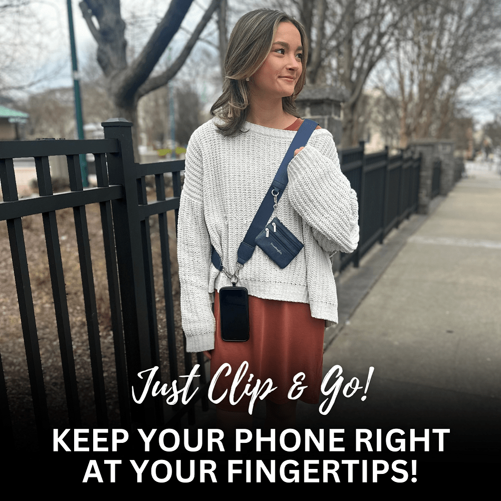 Clip & Go Strap with Pouch - Neutral Collection La Vie Bien Clip & Go Strap with Pouch - Neutral Collection