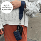 Clip & Go Strap with Pouch - Neutral Collection La Vie Bien Clip & Go Strap with Pouch - Neutral Collection